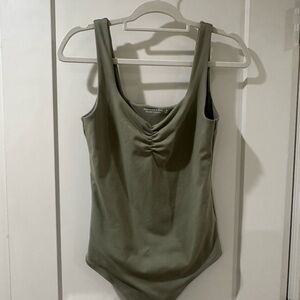 Abercrombie & Fitch green bodysuit